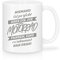 Shirtinator, Niemand ist perfekt, Tasse, Motorradfahrer Geschenkideen Weihnachten Geburtstag Valentinstag, weiß, 235ml