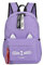 FANDARE Ragazze Zaino Casual Borsa da Scuola Adolescente Daypack School Bag per Scuola Università Viaggio Shopping Impermeabile Tessuto Oxford Zaini Viola
