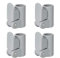 APT Rohrklemmen für Zeltstange mit Schnellspanner 19-22 mm 4er-Set