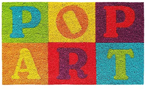 Banzaii Zerbino in Cocco da Esterno o Interno con Retro Antiscivolo 40x70 cm - Pop Art