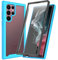 XINNI Coque pour Samsung Galaxy S22 Ultra 5G Antichoc Housse avec Protège écran, 360 Degrés Full Body Etui Solide Double Face Bumper Portable Transparent Housse