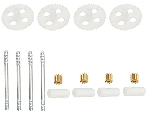 DAGIJIRD Vier-Achsen-Antennenfernbedienung Flugzeug Kupfer Getriebe Zubehör für Syma X5 X5C X5SC Teile Quadcopter Drohne Ersatzteile