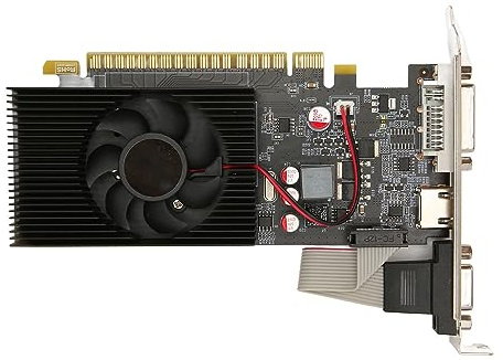 Zunate 4 GB DDR3 128-Bit-Desktop-Grafikkarte, 700 MHz GPU, DVI HD VGA, PCI Express 3.0, für Spiele und Apps