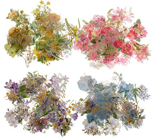 Operitacx 160 Stk Aufkleber Fee Aufkleber Patches Ästhetische Aufkleber Scrapbook-sticker Selber Machen Natürliche Washi-aufkleber Pflanzendekor Reisen Handy Das Haustier Etikett