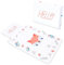 Table à langer bebe 77x44 cm matelas à langer pliable imperméable et portable pour commode Hemnes ou Malm facile à nettoyer Séfa blanc