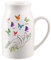 Wamantic Personalisierte Vase Muttertag - Benutzerdefinierte 1-8 Namen Keramik Vase Personalisierte Namen & Text Getrocknete Schmetterlings Vase für Home Decor Geschenke für Oma Mama(8-Namen)