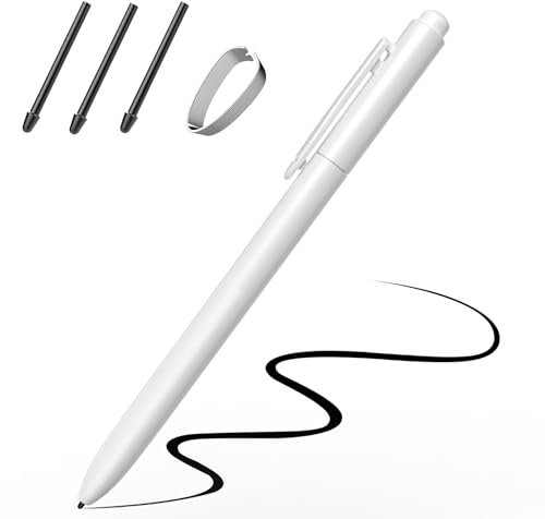 TiMOVO EMR Stylet Compatible avec Le Remarkable 2, Stylo Numérique EMR pour Remarkable avec Gomme, Inclinaison, Sensibilité 4096, Rejet de la Paume pour Remarkable 2/Kindle Scribe/EMR Devices, Beige