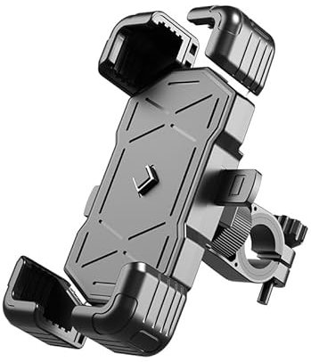 PUBIBD Motorrad Handyhalterung für Honda Forza 125 Forza 250 Forza 300, 360° Drehbar Anti-Vibration Anti-Shake Multifunktion Telefonhalter, Wasserdicht Roller Handyhalter,Handlebar