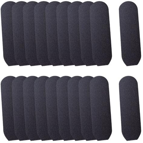 50 Pcs 80 Grit Pedicure File Refill Pads Foot Callus Remover Pads Foot File Refill Pads Hard Skin Remover Foot Pads Pedicure Sandpapers Replacement