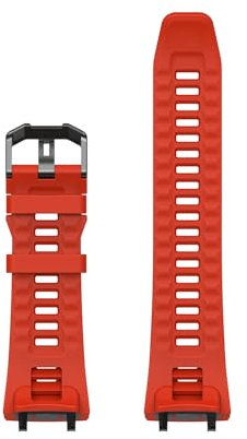 Amazfit Offizielles Smartwatch-Ersatzband für Amazfit T-Rex 3, Sportband Flüssigsilikon-Armbänder Armband für Männer Frauen, Lava Rot