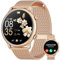Smartwatch Damen, 1.39 Zoll Touchscreen Smart Watch mit Bluetooth Anrufe, Uhr Damen Herren mit 140+ Sportmodi SpO2 Pulsuhr Schlafmonitor Schrittzähler, Armbanduhr für Android iOS