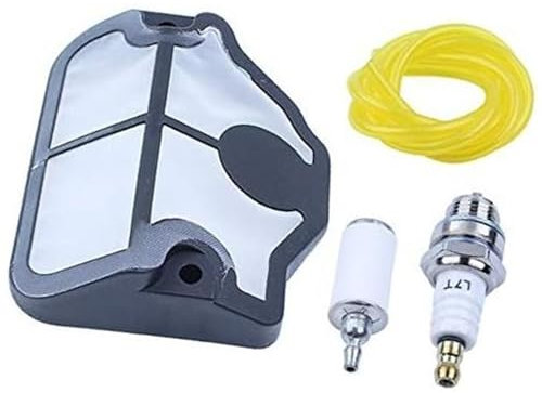 Pexorin Kit candela tubo carburante filtro aria, for Husqvarna, 36 41 136 LE 141 LE 137 e 142 e Parti motosega candela di accensione per macchine da giardino