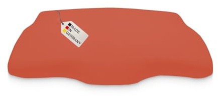 DUKAL | Bezug für Derila (Queensize) Memory Foam Kopfkissen | 30 x 50 cm | aus hochwertigem DOPPEL-Jersey | 100% Baumwolle | Farbe: Kupfer