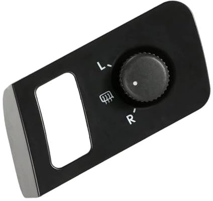 Elektrischer Fenster Schalter Für VW Für Caddy Für Touran 2003 2004 2005 2006 2007 2008 2009 2010 2011 + Fahrerseite Zentralverriegelung Entriegelungsschalter Taste Fensterheber Schalter(White)