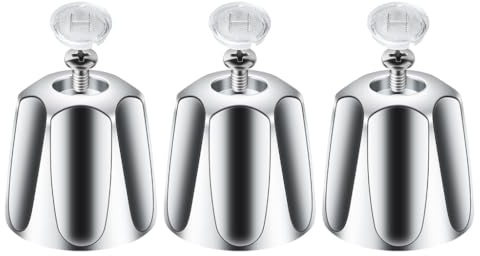 Kalttoy SEO 3 poignées de douche de rechange pour robinet de baignoire tige 12 dents