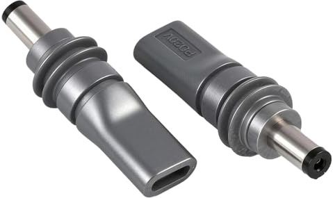 CanQuanSWZX Lot de 2 Adaptateurs USB C vers DC 5,5 mm x 2,1 mm, Adaptateur PD100W USB C Femelle vers Connecteur Mâle DC5521, Câble Étanche Remplaçant pour Appareils USB C