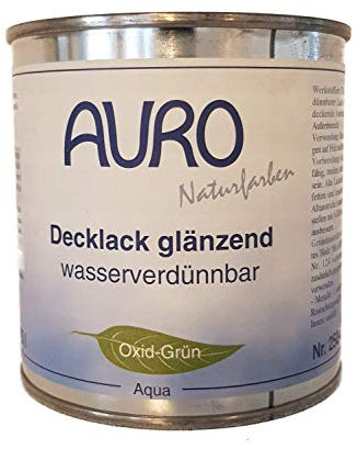 AURO Buntlack, glänzend - Oxid-Grün - 0,375L