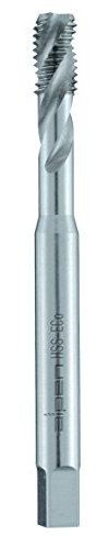 alpen HSS Cobalt Maschinen-Gewindebohrer, 35 Grad spiralgenutet, DIN 371 C, Durchmesser M 8 mm, L1 90 mm, L2 14 mm, 71400800100
