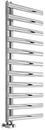Reina Cavo Polished Designer Radiator, Stainless Steel (530mm x 500mm)