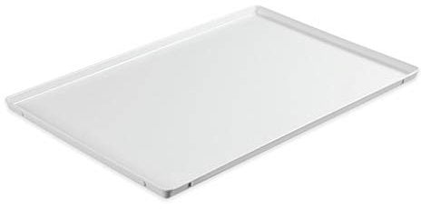 Thermohauser Bandeja para servir de melamina, color blanco, 60,0 x 40,0 cm