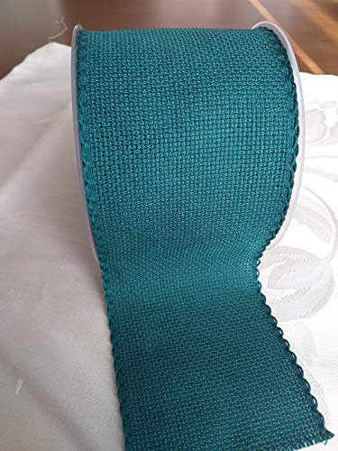 NASTRIFICIO ROSSI SAS Band Aida Christmas Grün 83 mm 2,5 m