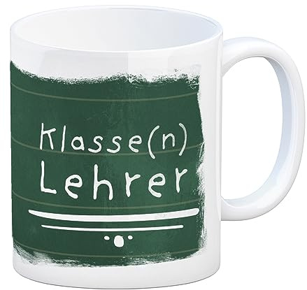 Klasse(n) Lehrer Kaffeetasse für Lehrer witzige Geschenkidee für Klassenlehrer Tasse für die Schule Lieblingslehrer