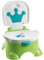 YORKING Baby Potty Toilet Training Seat with Sounds Lavatory Potties Potty Training Mom Helper for Boys and Girls to Encourage Practice and Reward(Green)