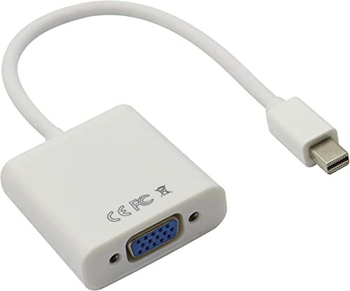 Multibao ThunderBolt Mini Display Port DP to VGA HD Cable Female Lead Adapter for Apple Mac Macbook