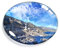 Monaco Magnet Kühlschrank Gefrierschrank Magnet Aufkleber Souvenir Dekorationen Oval Kristall Magnet Küche Whiteboard