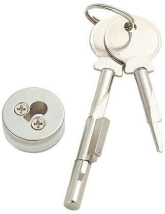 Serrure de porte coulissante universelle – Serrure de vitrine durable pour uneécurité accrue.