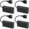 4PCS 2 AA Battery Holder, USB Female Socket 2 AA Battery Case Box Holder with Cover and On/Off Switch