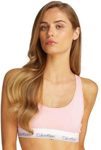 Calvin Klein Damen BH Bralette Unlined Sport, Rosa (Buff Pink), S