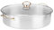 Akozon Large Capacity Stainless Steel Fish Pot - 304 Multi-Functional Double Boiler for Induction Cooktop - for Home Use
