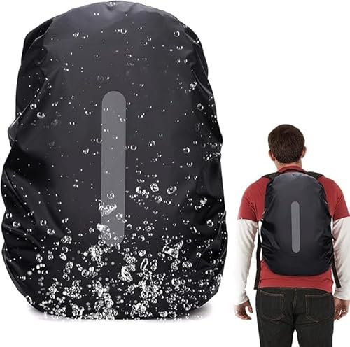 CIYIN Funda Impermeable para Mochila, Funda Impermeable para Mochila con Reflectante,26-40L,Unidades de Protección contra la Lluvia Mochila Impermeable,Funda Impermeable para Mochila