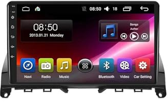 Touchscreen Stereo 2 Din für Mercedes Benz C Klasse 3 W204 S204 2006-2011 mit Bluetooth Fm Radio, Mirror Link, USB, Aux, WiFi mit Bluetooth Mirror Link Am Radio, 8 Kern 8G+256G