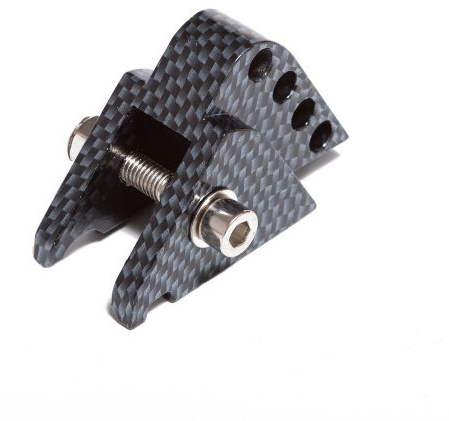 Höherlegungssatz Import 4-Fach verstellbar für Minarelli liegend, Carbon - Look