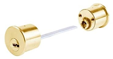 Tesa Assa Abloy 03010125 Tesa Seguridad T6TS 40 Leva Corta Cilindro Redondo, Multicolor