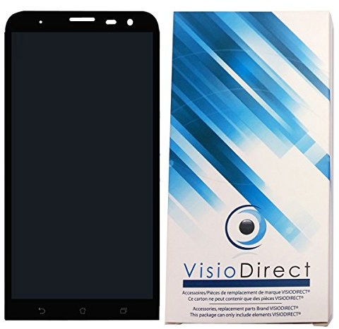 Visiodirect® Ecran Complet pour ASUS Zenfone 2 Laser 6 ZE600KL Noir téléphone Portable vitre Tactile + écran LCD