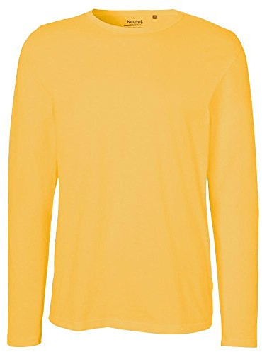 Neutral - Herren Longsleeve/Yellow, 3XL