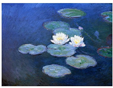 Kunstdruck Poster - Claude Monet Seerosen 30x20 cm ca. A4 - Alte Meister Bild ohne Rahmen