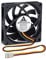 GDSTIME 12V 70mm Computer Fan 70 x 15mm PC Cooling Fan 3 Pin 2500 RPM For Router Cabinet Inverter Ventilation