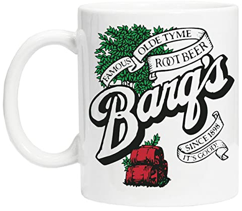 Barqs Root Beer It's Good White Ceramic Mug Cup For Tea Coffee White Ceramic Mug Cup For Tea Coffee