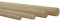 vasalat Holzstäbe gerillt zum Basteln 100cm x 10mm Buche Natur Inhalt 12 Stück