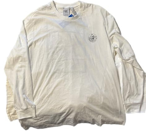 adidas Originals Men's Disney Long Sleeve, White, XXL