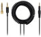 Voarmaks Cable de audio para DJ de 4 polos de pasos largos compatible con auriculares Pioneer HDJ-X5 X7 S7 CUE1 con resorte en espiral extendido