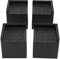 Tissting Rehausseurs de Meubles Carrés en Plastique, Rehausseur Pieds de Lit 3 Pouces, Plastique de Qualité Supérieure, pour Canapé, Table, Chaise, Meuble, Fauteuil, Machine à Laver