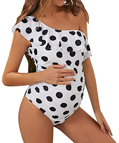 Robe Femme Enceinte Pantalons maternité Tee Shirt Été Femmes maternité col en V Maillots de Bain Bain Plage Sexy Maillot de Bain Costumes maternité Grossesse Bikini Maillots de Maillot De Bain 3 4