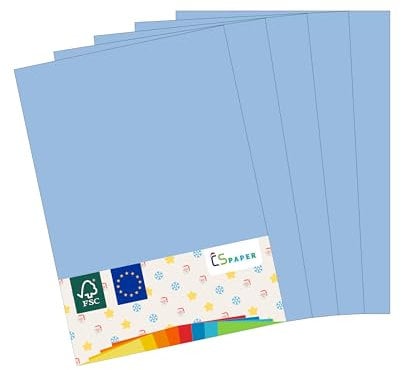 MADE IN EU 50 Blatt farbiges Papier VEILCHEN A4 80 g/m² CS Paper - Druckerpapier, Kopierpapier, Universalpapier zum Drucken, Basteln & Falten im Format DIN A4. Papier für den Heim- & Bürobedarf