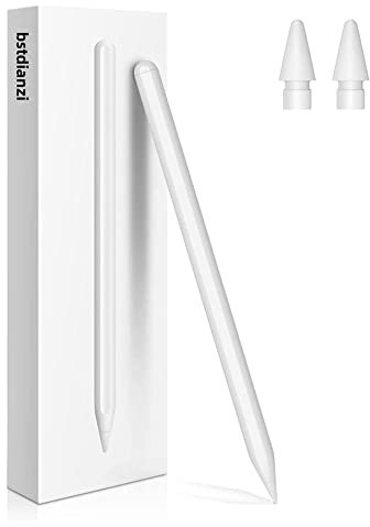 bstdianzi Pencil 2nd Generation for iPad with Magnetic Wireless Charging and Tilt Sensitive Palm Rejection Compatible with iPad Pro 11 in 1/2/3/4, iPad Pro 12.9 in 3/4/5/6, iPad Air 4/5, iPad Mini 6