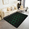 Loussiesd Honigwabenbereich Teppich 150x200cm Moderne Geometrie Hexagon Thema Teppiche Für Wohnzimmer Schlafzimmer Geometrische Grün Indoor Bodenmatte für Schlafzimmer Küche
